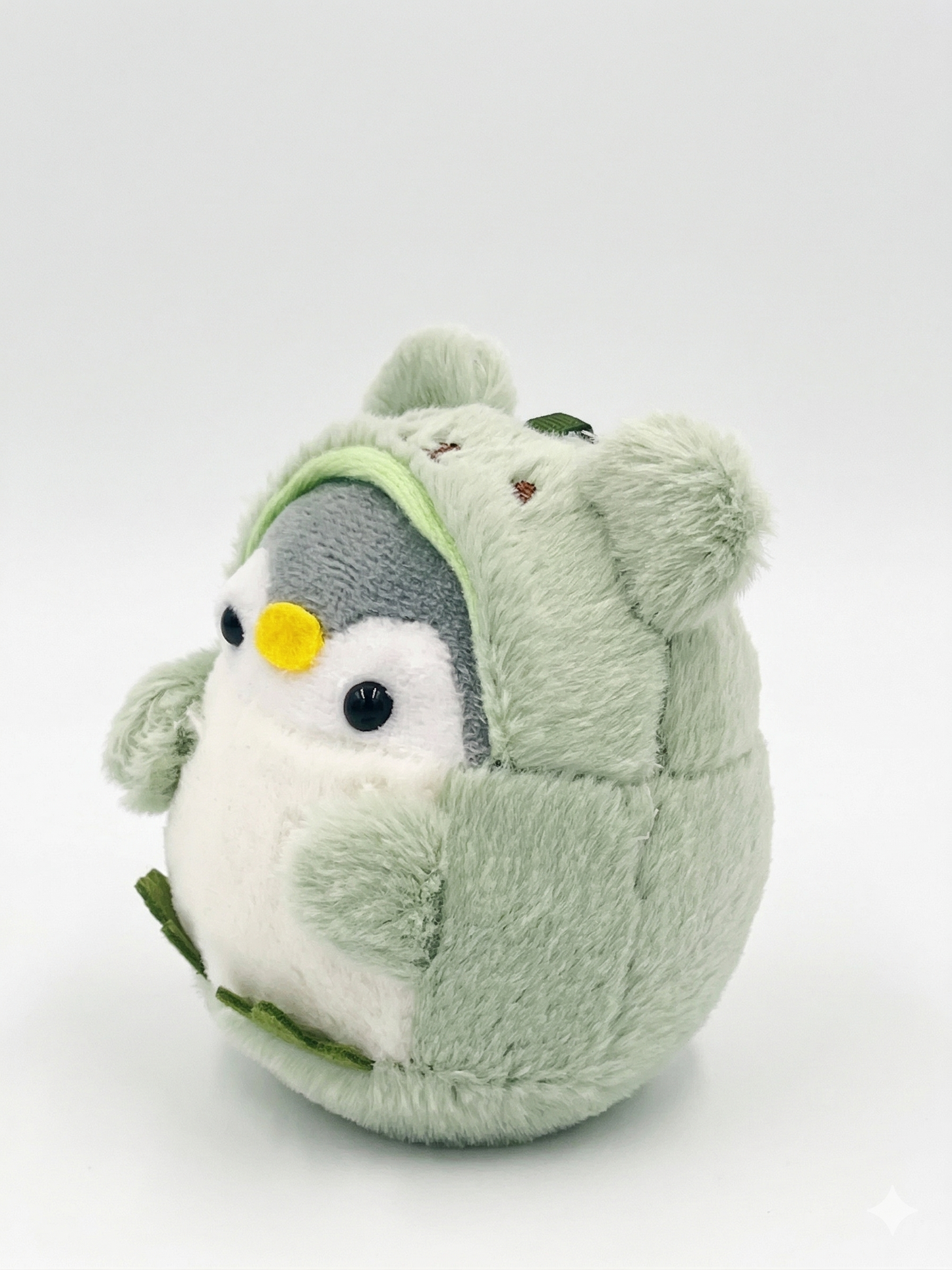 Hooded Penguin Plush Keychain