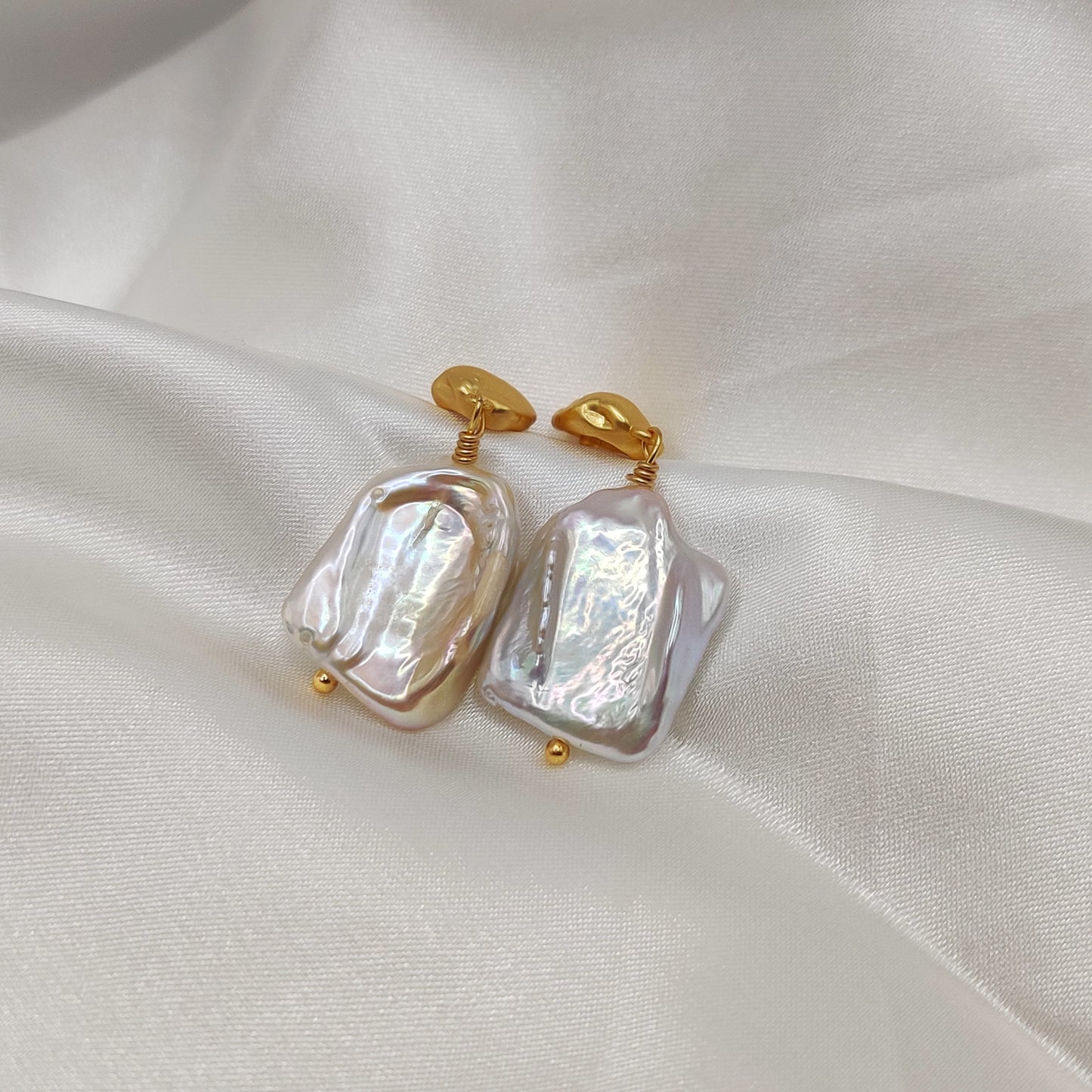 Deluxe Baroque Pearl Earrings Drop