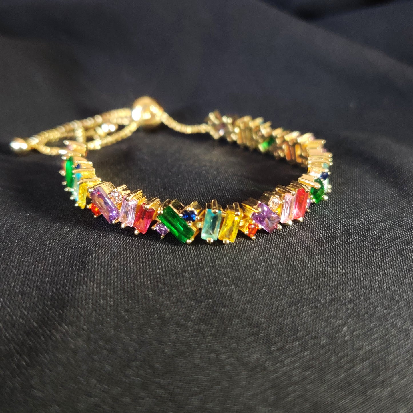 Olivia's Rainbow Bracelet Adjustable Size