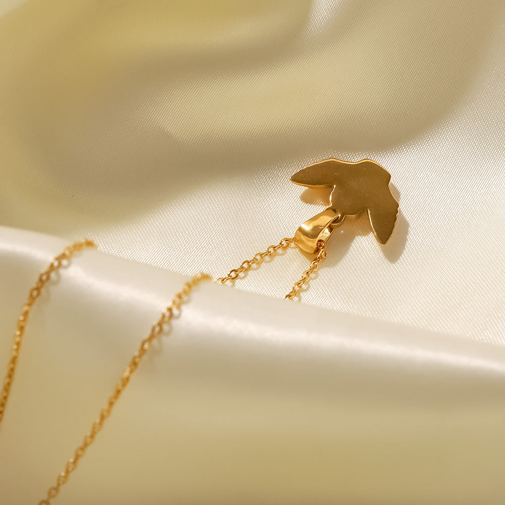 18K plated Baby Angel Necklace