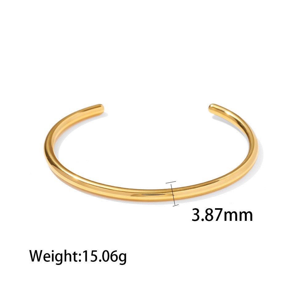 18K plated Simple fundamental Bracelet