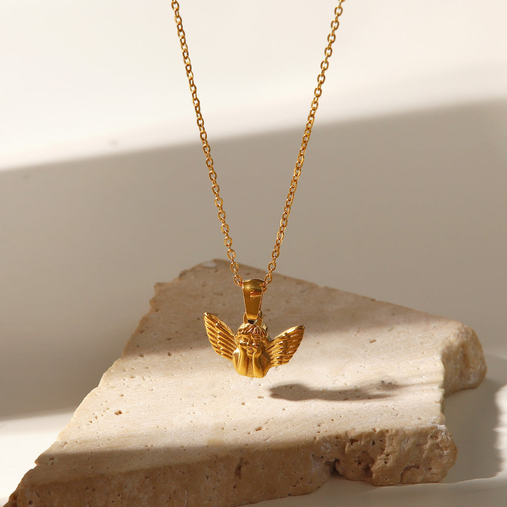 18K plated Baby Angel Necklace