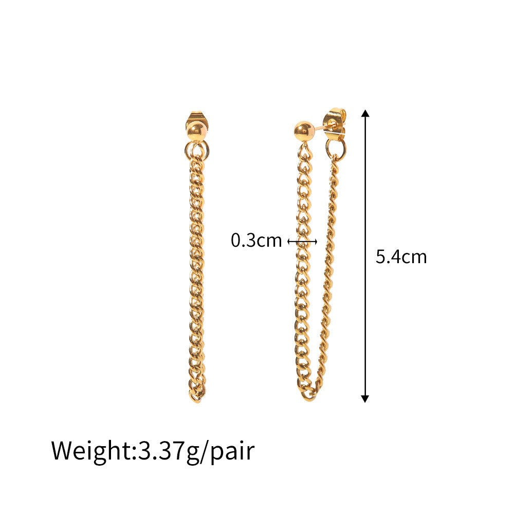 18K Plated Fashion Forward Earrings