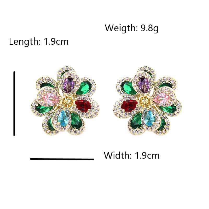 Olivia's Banquet Camellia Stud Earrings