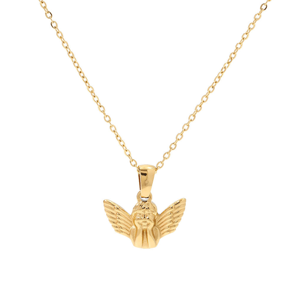 18K plated Baby Angel Necklace