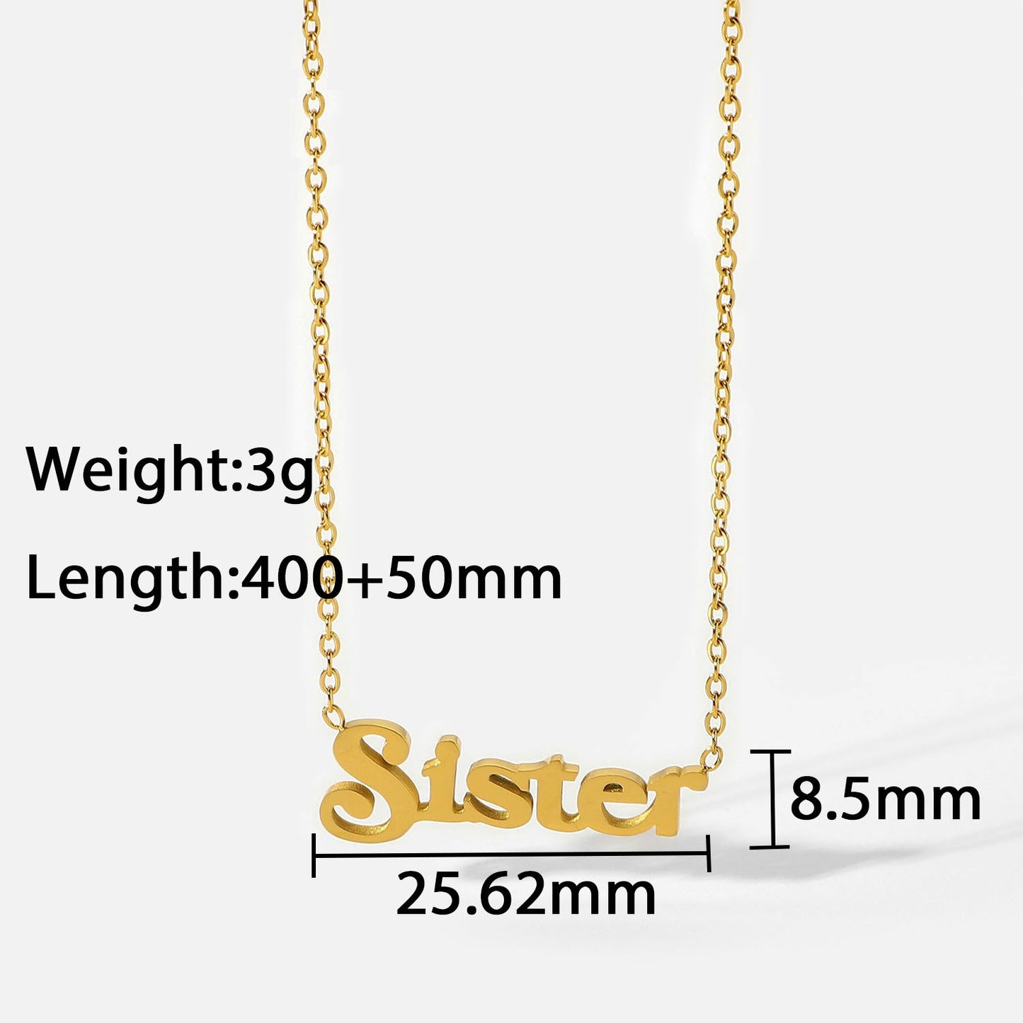 18K plated 1.2cm Thick Chained Necklace