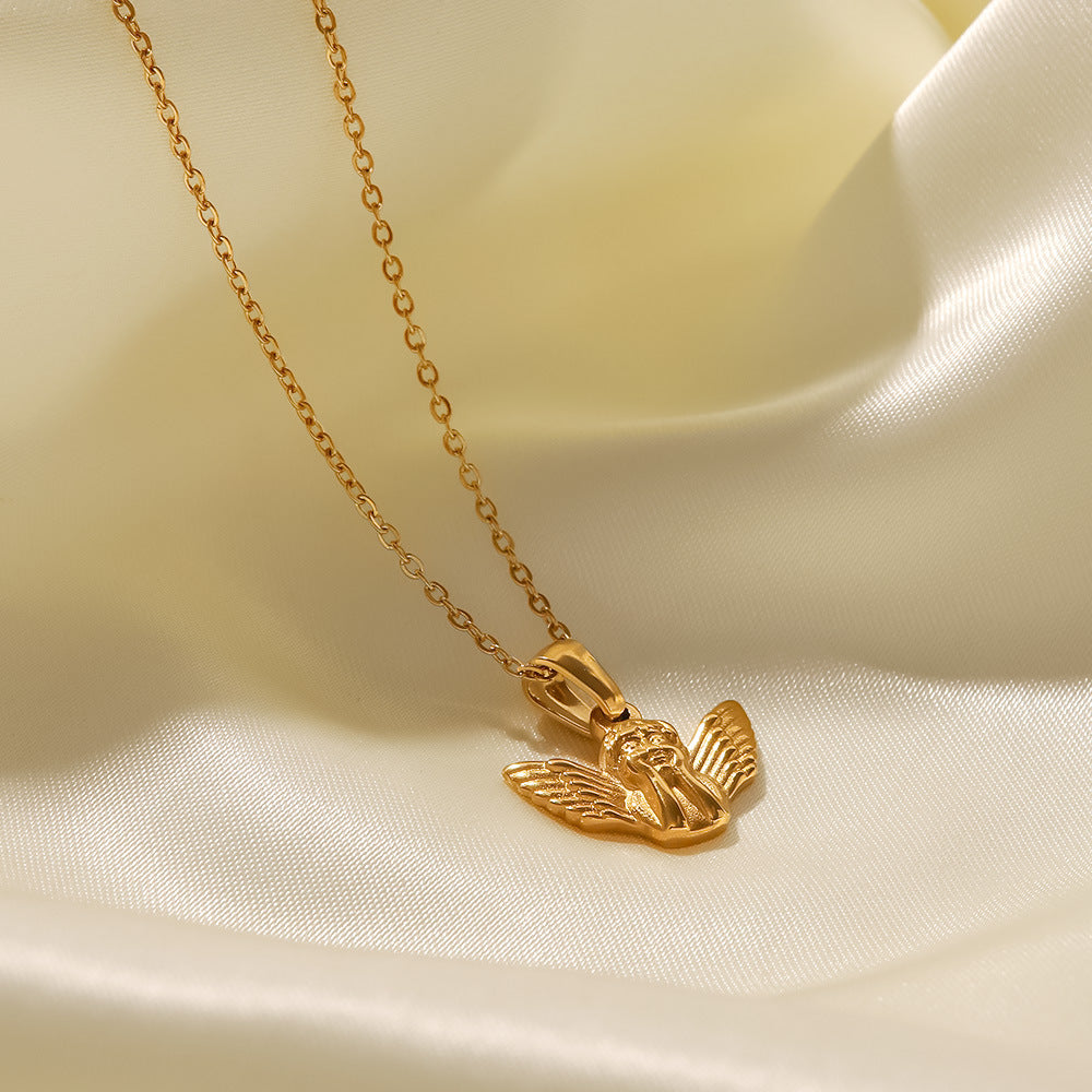 18K plated Baby Angel Necklace