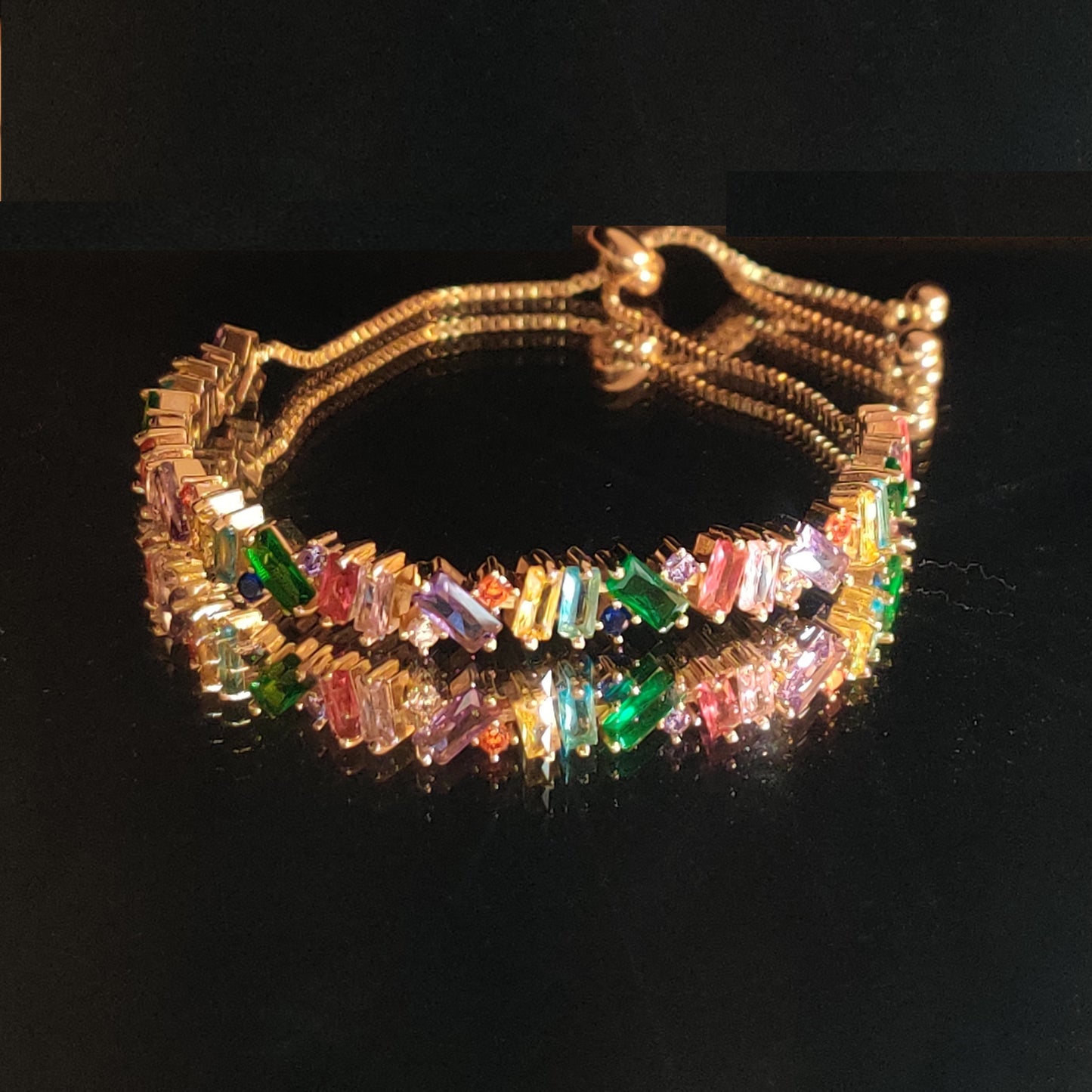 Olivia's Rainbow Bracelet Adjustable Size